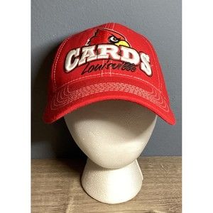 LOUISVILLE CARDINALS NCAA ADJUSTABLE STRAP HAT TOP OF THE WORLD See Pics